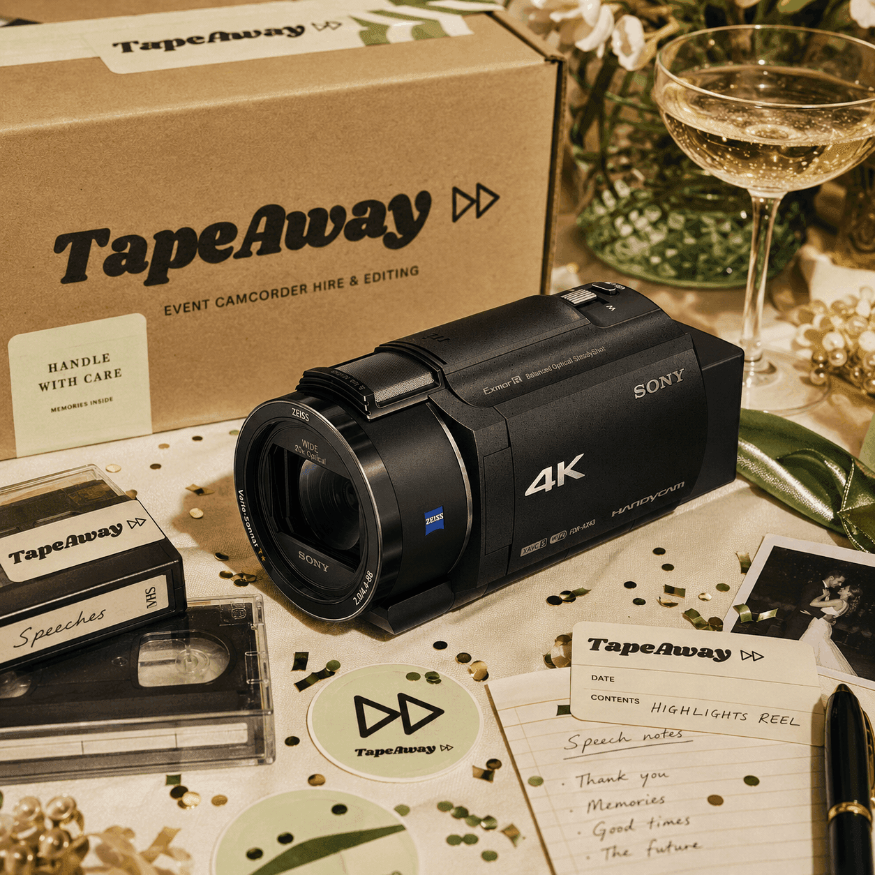 TapeAway camcorder event collage